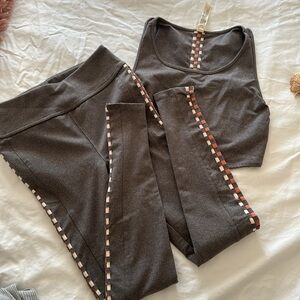 💕2 Piece Free People Movement tights and Tank